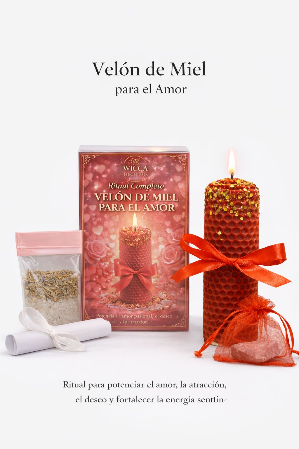 Velón de Miel para el Amor