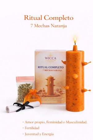 Ritual Completo 7 Mechas Naranja